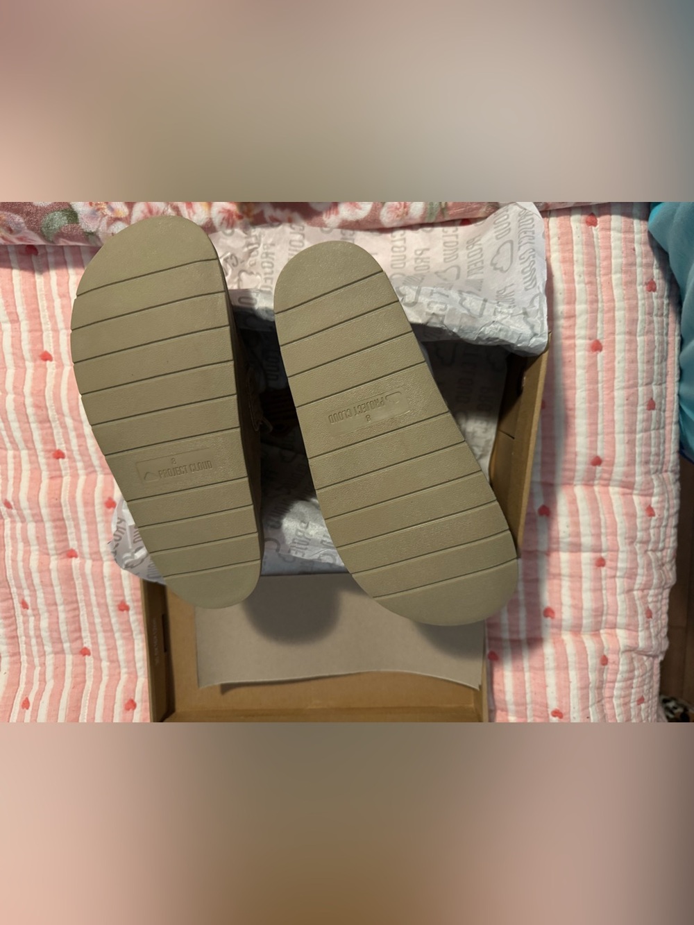 NWT Project Cloud Suede Slip-On Loafers — Taupe - Women’s Size 8 - Picture 4 of 5